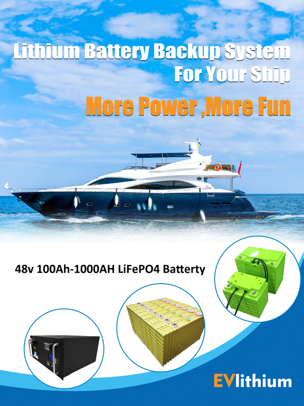 lithium battery for Boat Marine Ship