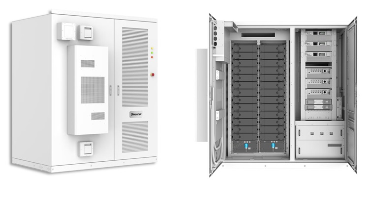 Fully integrated cabinet (90kW266kWh)