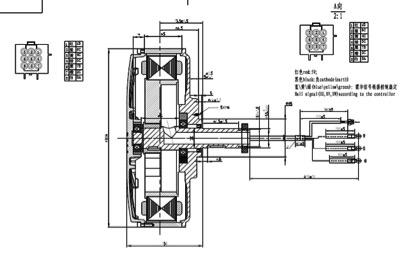 4kw Brushless DC Hub Motor