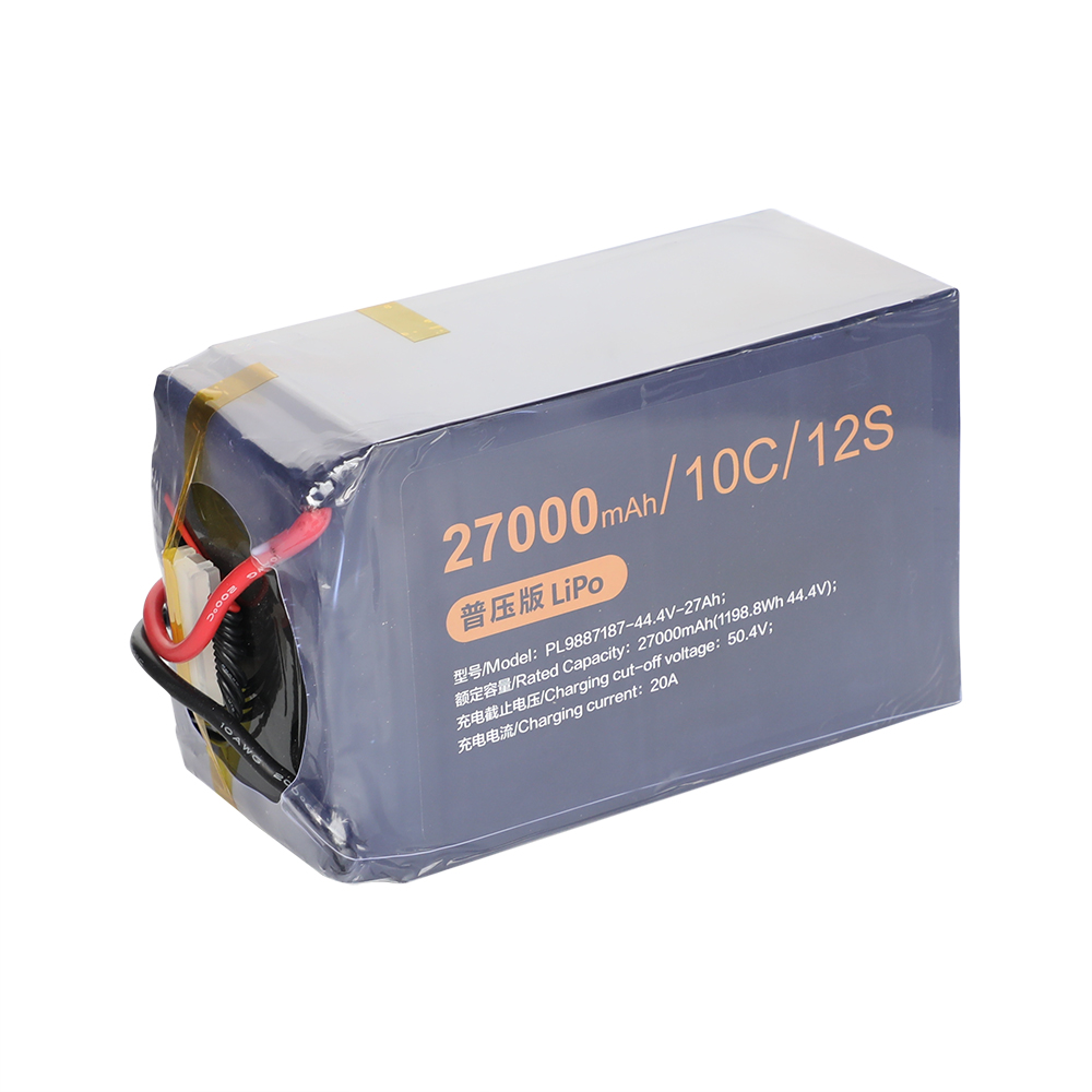 12S 44.4V 27Ah solid-state lithium ion battery pack