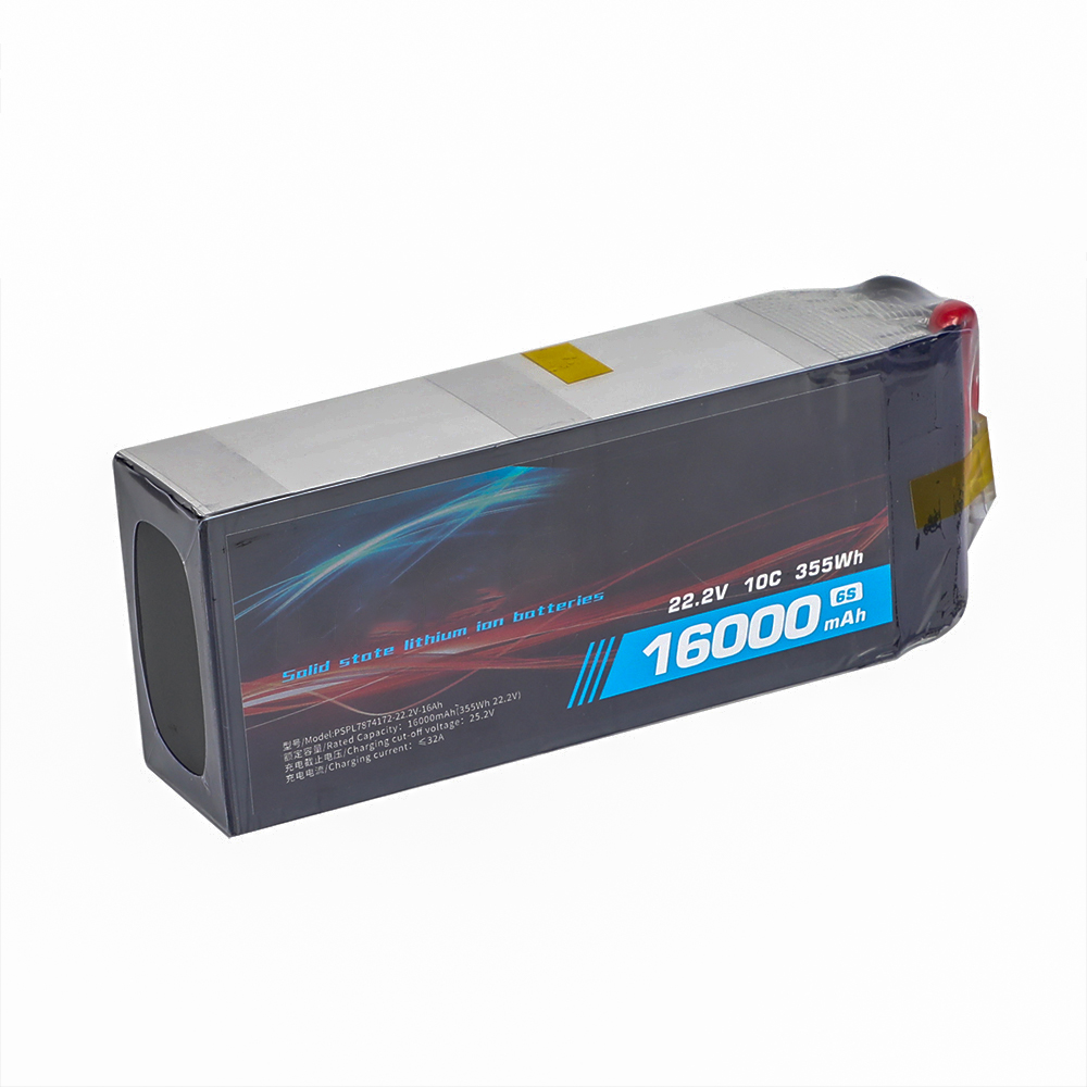 22.2V 16Ah 16S Solid State lithium ion battery pack