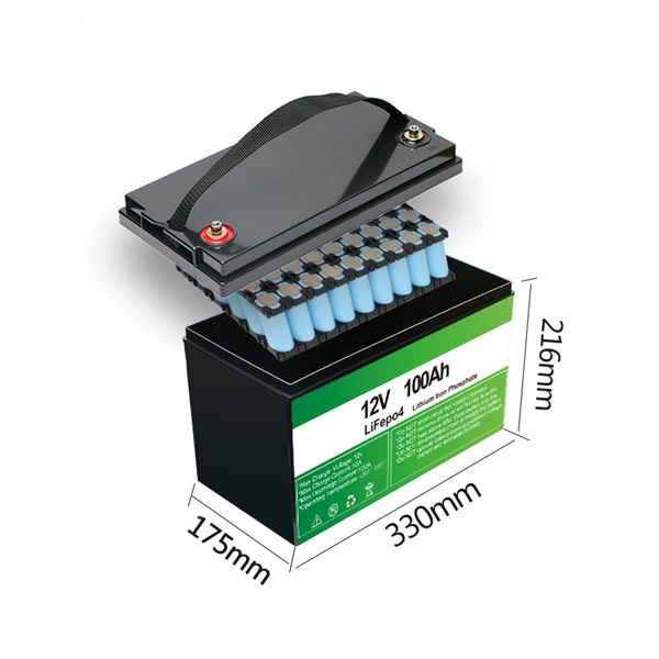 dimension of 12v 100ah lifepo4 battery