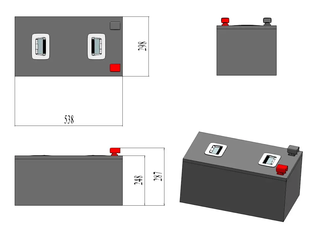 battery dimensions