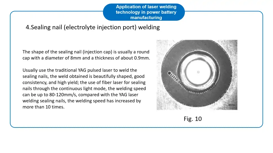 battery laser welding machine