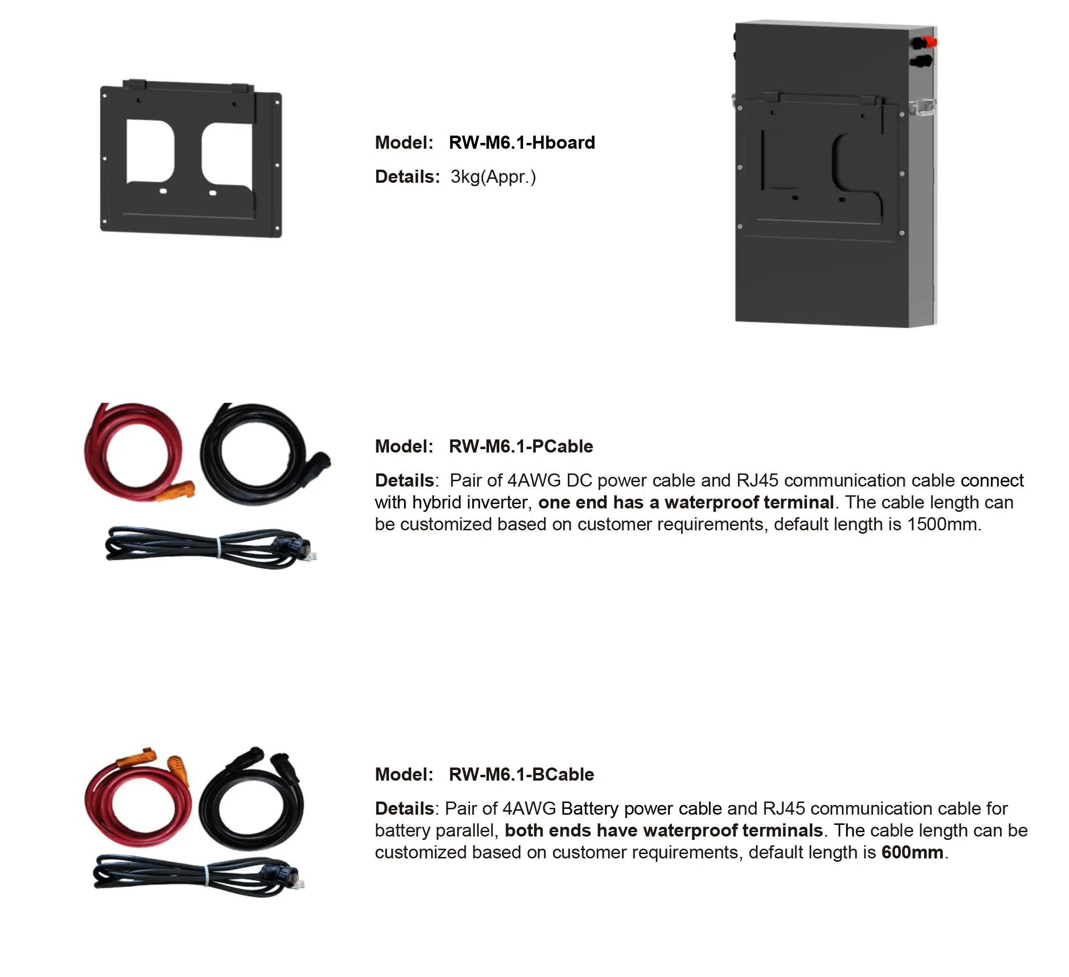 wall mount battery