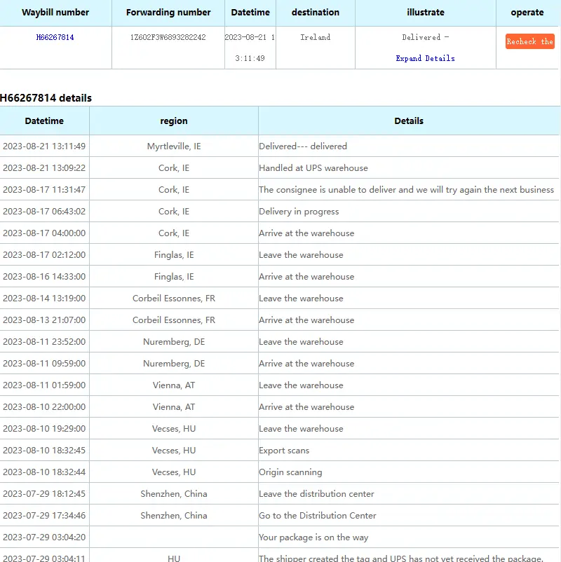 LTO battery and 18650 battery shipment