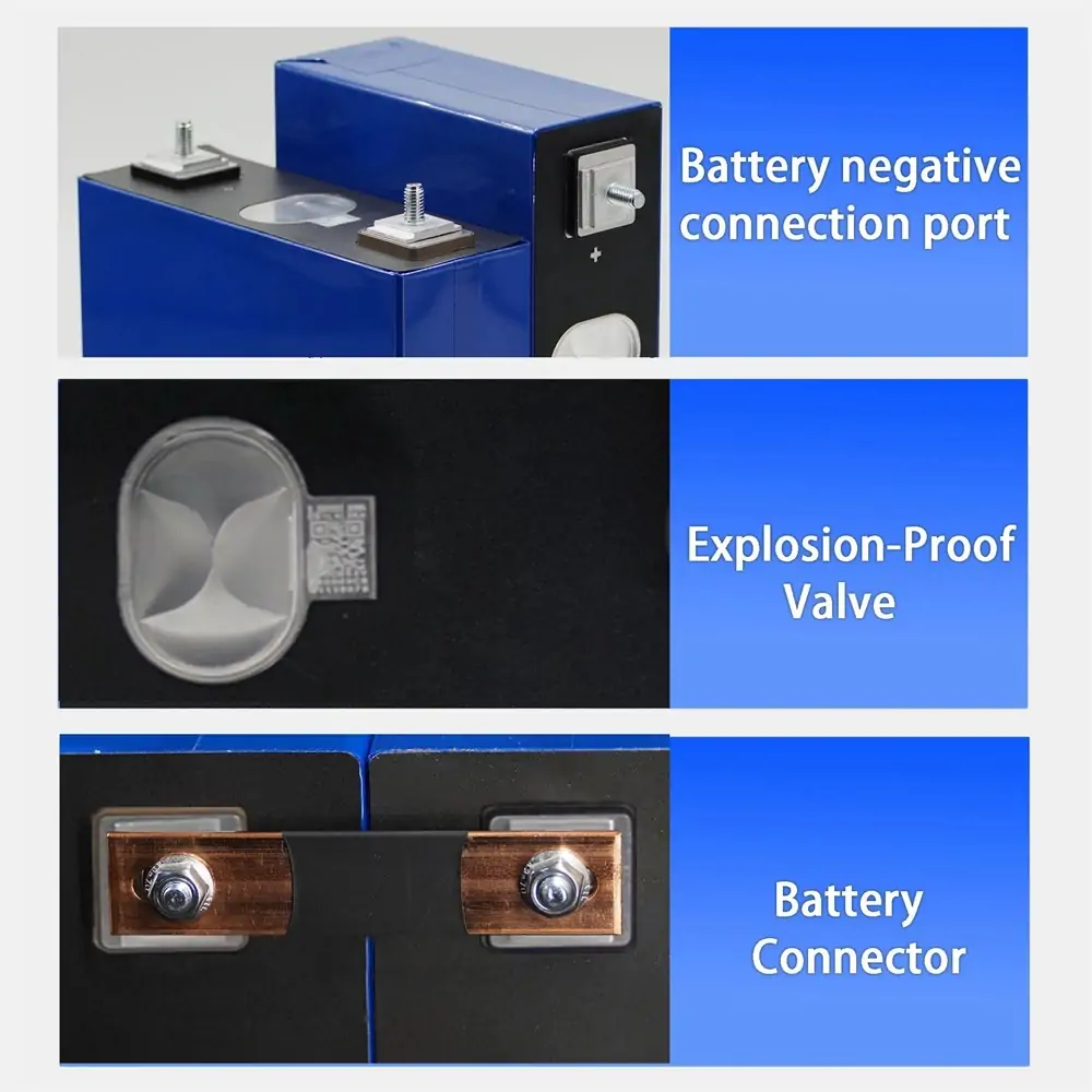 battery cells with screws