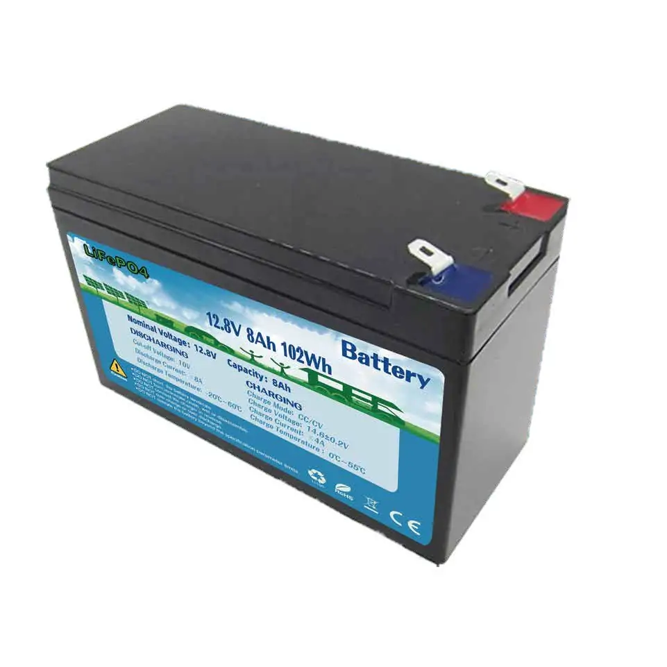 NPFC12-8 12V 8ah Lithium LiFePO4 Battery Pack