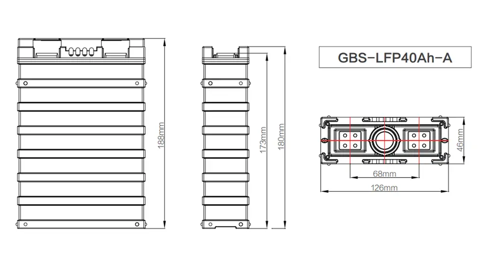 dimension of GBS-LFP40h-A