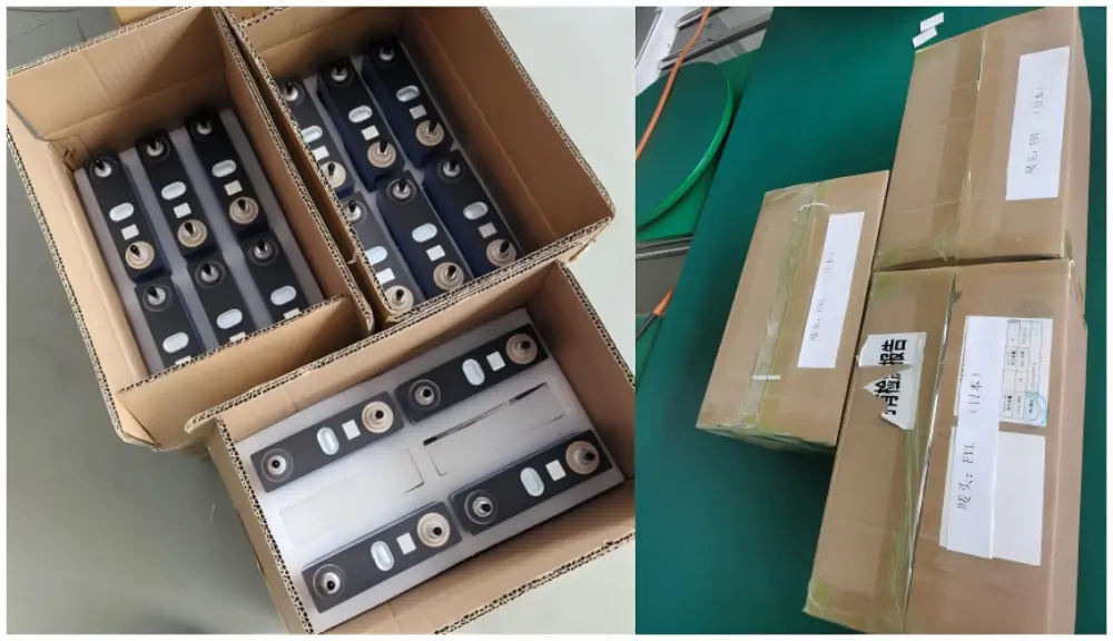packing of Ganfeng 50Ah lifepo4 batteries