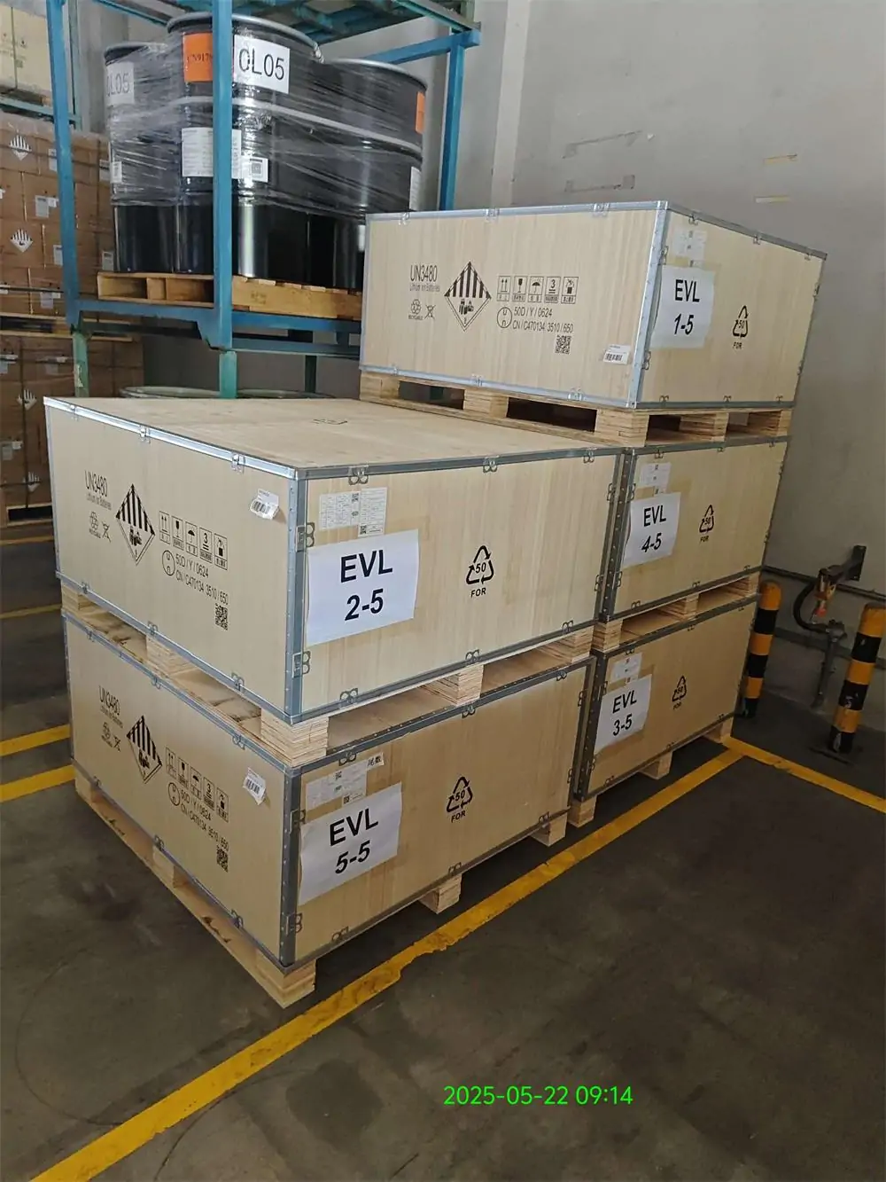 packing of EVE 3.2V230Ah lifepo4 batteries