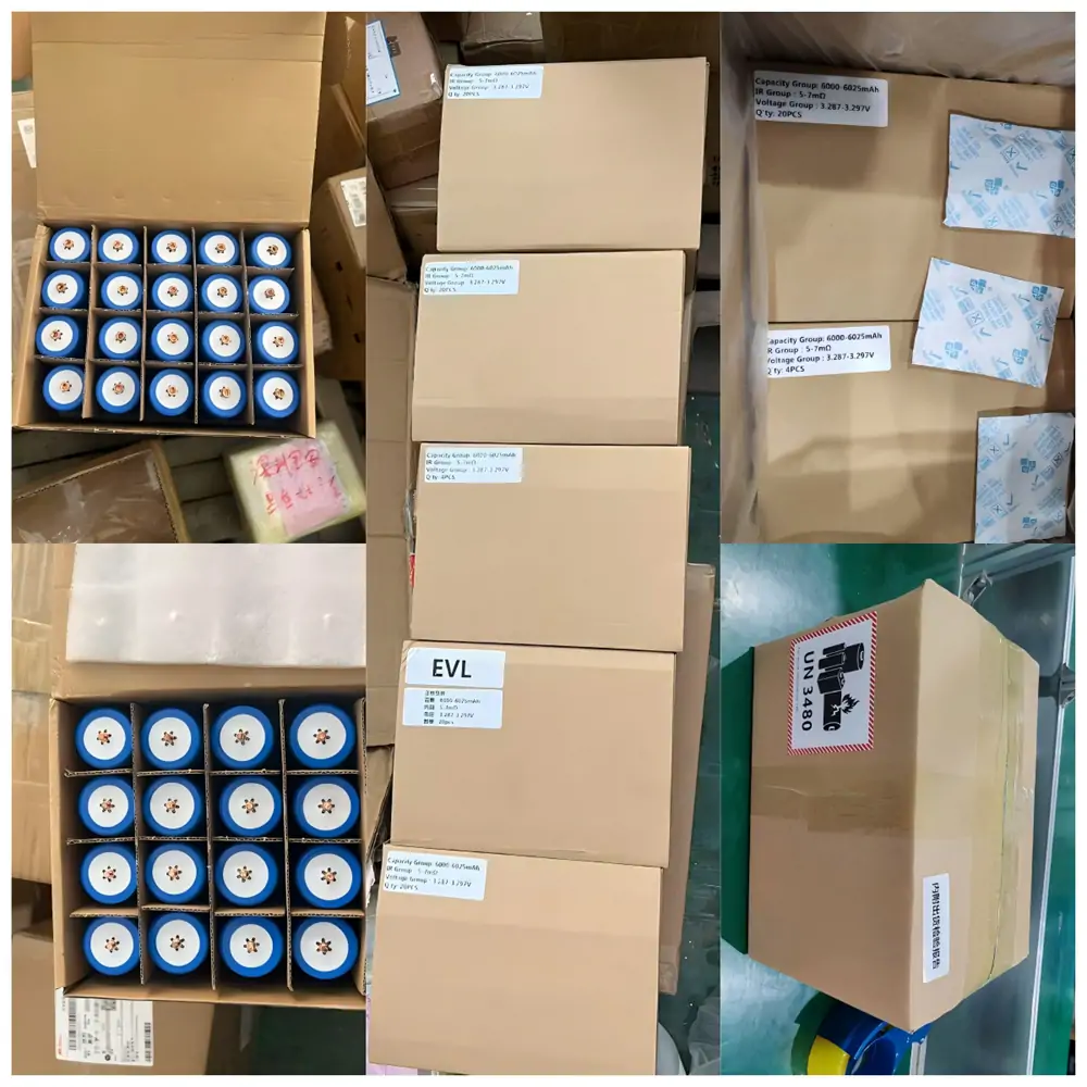 packing of 32700 3.2V6000mah lifepo4 battery