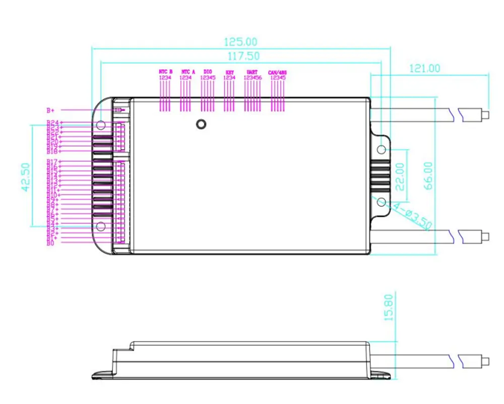 4S 60A Smart Active Balance BMS