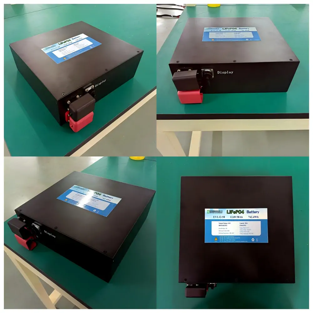 12.8V58Ah lifepo4 battery packs 