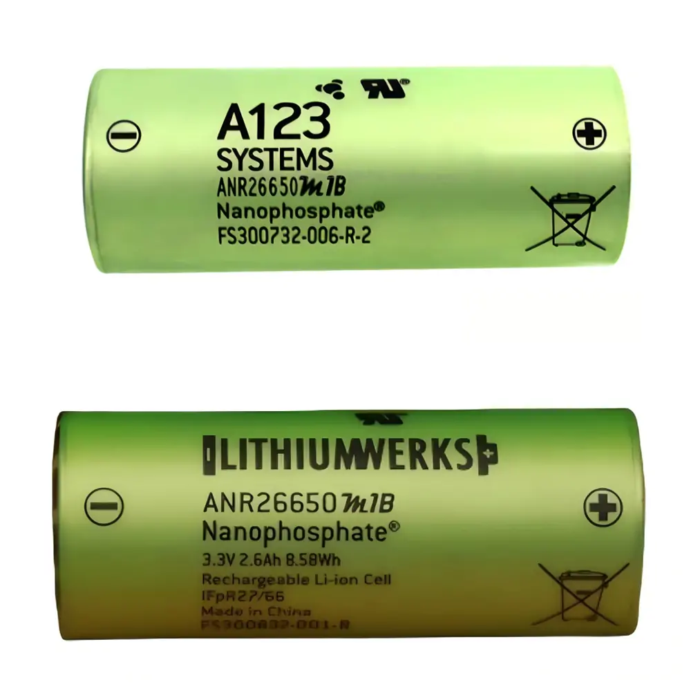 A123 LiFePO4 ANR26650M1B 3.3v 2500mah to Dubai