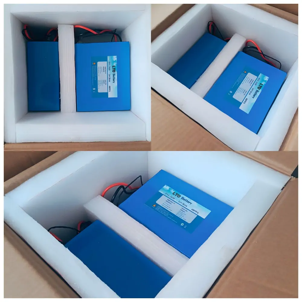 Customized 24V LTO battery packs