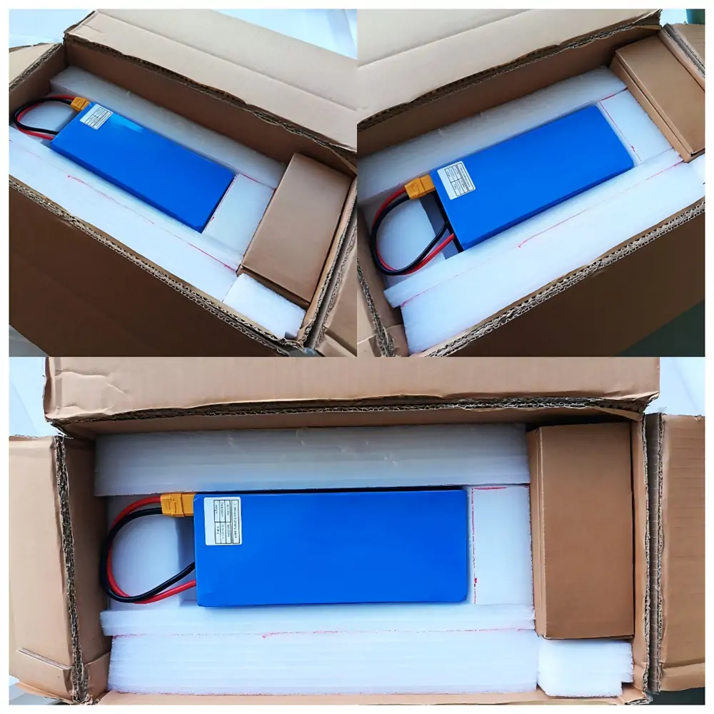 Customized 36V20Ah NMC battery packs and 180W charger