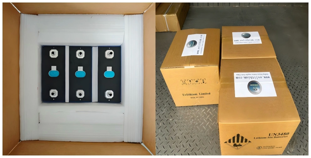EVE 3.2V 306Ah LFP Cells Shipped to US for Off-Grid Solar Energy Storage