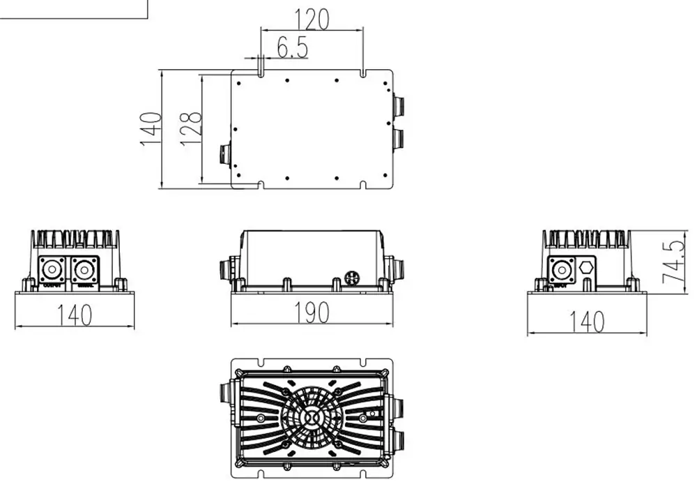 800W fully sealed battery chargers to Mexico